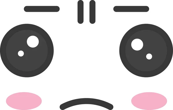 Tamamlanmış Özet Biçiminde Emoji Duygu Simgesi — Stok Vektör
