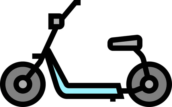 Bicicleta Personal Icono Moto — Archivo Imágenes Vectoriales