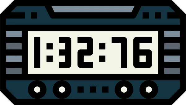 Reloj Tiempo Temporizador Icono — Archivo Imágenes Vectoriales