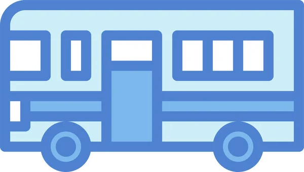 Autobús Coche Escuela Icono — Vector de stock