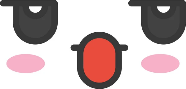 Emoji Emoticon Ícone Emoção Estilo Esboço Preenchido —  Vetores de Stock