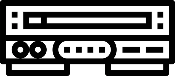 Player Tonbandsymbol Der Kategorie Elektronikgeräte Geräte — Stockvektor