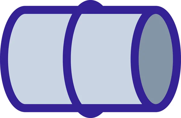 Icono Conexión Conducto Canalización Categoría Herramientas Construcción — Archivo Imágenes Vectoriales
