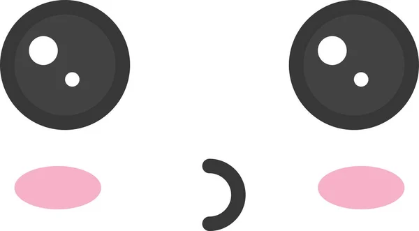Emoji Emoticon Ícone Emoção Estilo Esboço Preenchido — Vetor de Stock