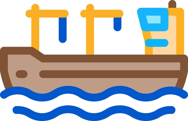 Boat Build Crane Icon — Stock Vector