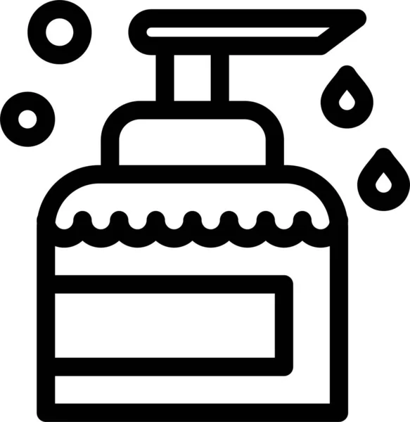 Cleaning House Keeping Icon Outline Style — Stock Vector