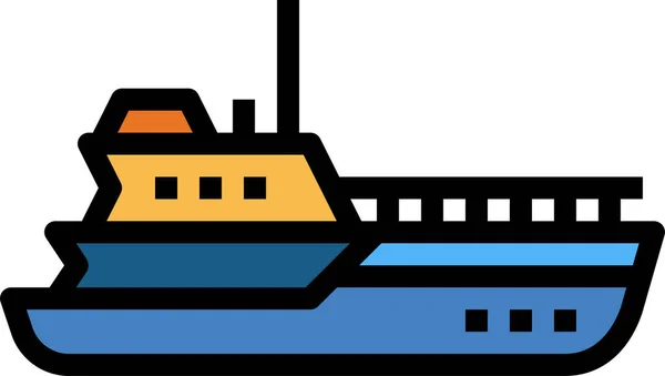 Icono Transporte Barcos Categoría Vehículos Modos Transporte — Archivo Imágenes Vectoriales