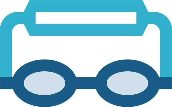 时尚眼镜护目镜图标 — 图库矢量图片
