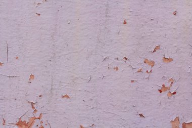 Retro biçimi paslı elementlerle çatlamış beyaz renk arkaplanı