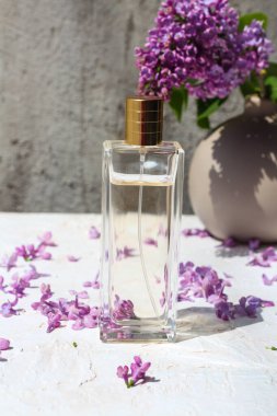 Model için parfüm şişesi 