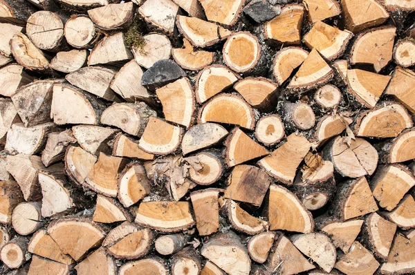 Meşe ahşap yığılmış