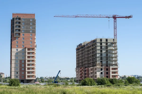 İnşaat alanında yan görünüm