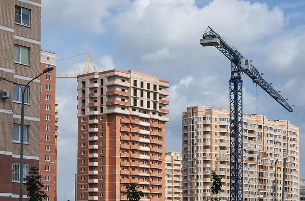 yeni bir semtte inşaatı