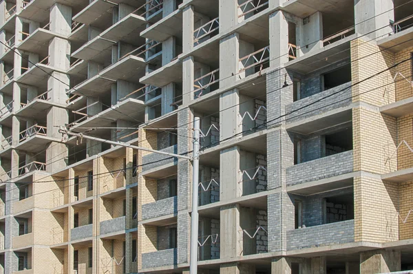 Struttura monolitica in calcestruzzo dell'edificio — Foto Stock