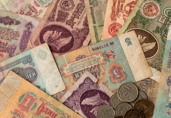 El dinero del período soviético — Foto de Stock