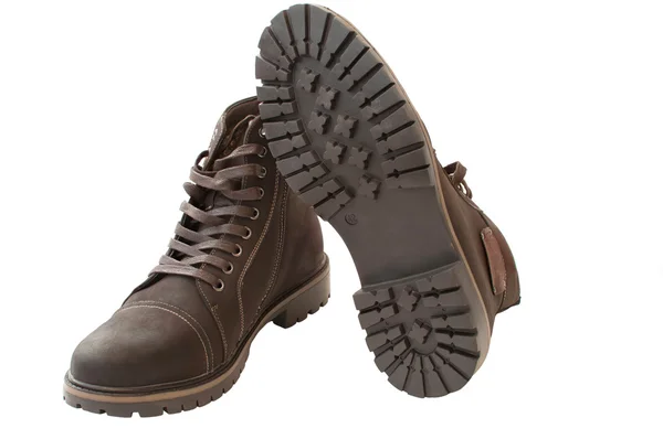 Beyaz bir arka plan üzerinde iki Ayakkabı