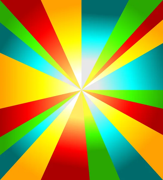 Fundo abstrato colorido com linhas vermelhas, azuis, amarelas e verdes, imagem vetorial digital — Vetor de Stock