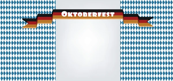 Festival della birra Vector Oktoberfest — Vettoriale Stock