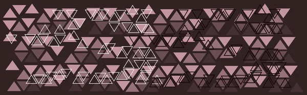 Vektor abstrakte rosa und weiße Dreiecke Textur — Stockvektor