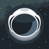 digitaler Vektor mit Astronautenhelm-Symbol