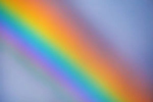 Close Shot Bright Colorful Rainbow — Stock Photo, Image