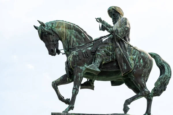 Kavala Griechenland September 2020 Muhammed Ali Pascha Bronzeskulptur — Stockfoto