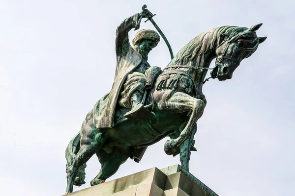 Kavala Grecia Septiembre 2020 Escultura Bronce Muhammed Ali Pasha — Foto de Stock