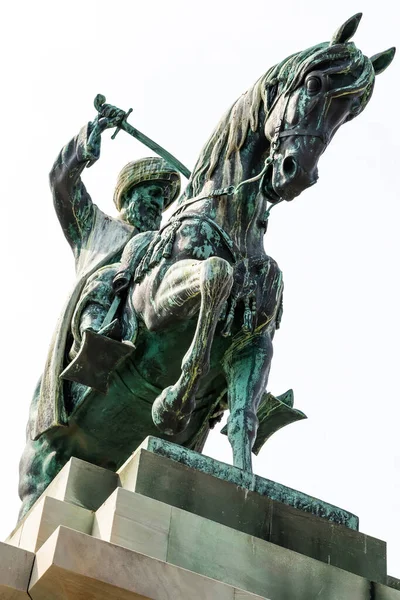 Kavala Griechenland September 2020 Muhammed Ali Pascha Bronzeskulptur — Stockfoto