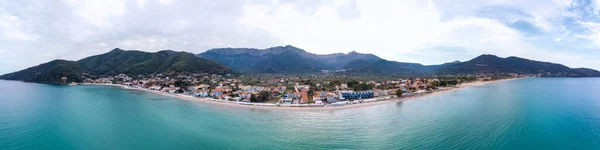 Yunanistan Asprovalta Köyündeki Deniz Manzarası — Stok fotoğraf