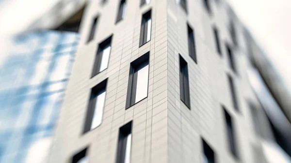 Facade Modern Building Blur Effect — Stock Photo, Image