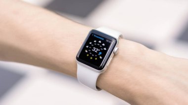 CHISINAU, MOLDOVA - 5 AĞUSTOS 2021: Elma Nöbeti