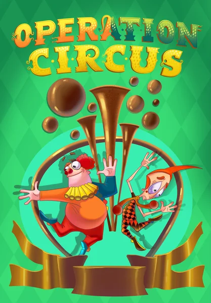 Circus show poster. — Stock Photo, Image