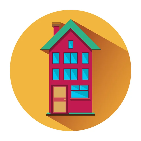 Bytový dům icon — Stockový vektor
