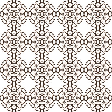 soyut çiçek deseni