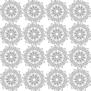 soyut çiçek deseni