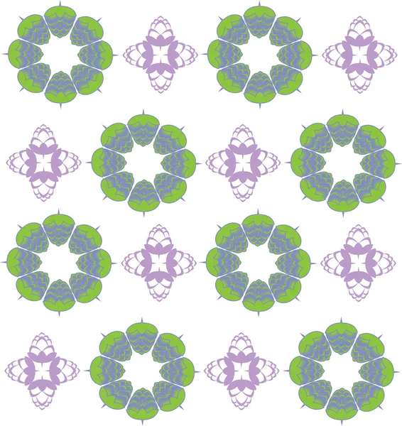 Hop flowers pattern — Stock Vector