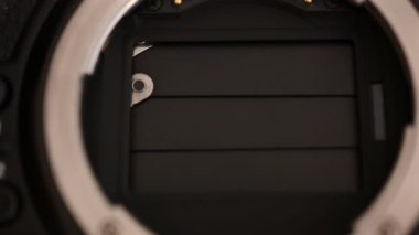 Bir dijital kamera deklanşör açılışının görüntüsünü kapat