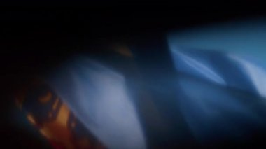 Yumuşak odak Moldova bayrağının rüzgarda dalgalanması