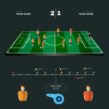 Soccer Football Playfield Side View