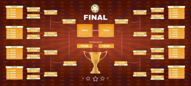 Soccer Champions Final Spreadsheet clipart