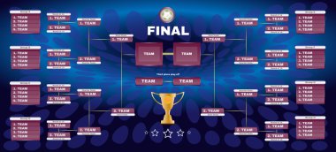 Soccer Champions Final Spreadsheet clipart