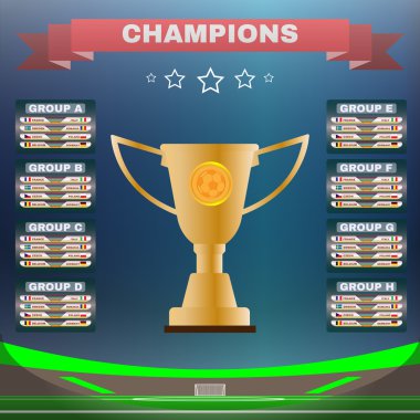 Champions Groups and Teams Template