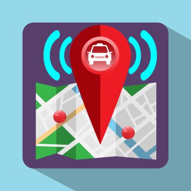 Gps Colorful Navigation Logo
