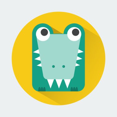 Crocodile Baby Animal Icon