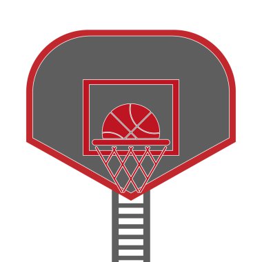 Basketball objects icon