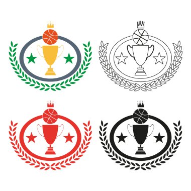 Basketball Golden Goblets and Crowns