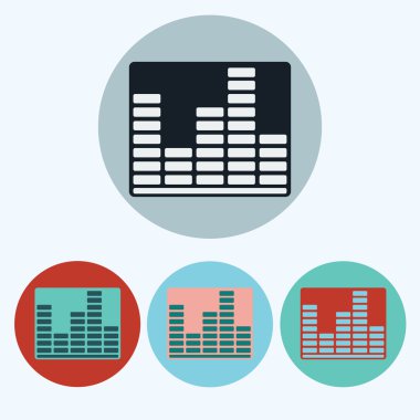 Music Equalizer icon set