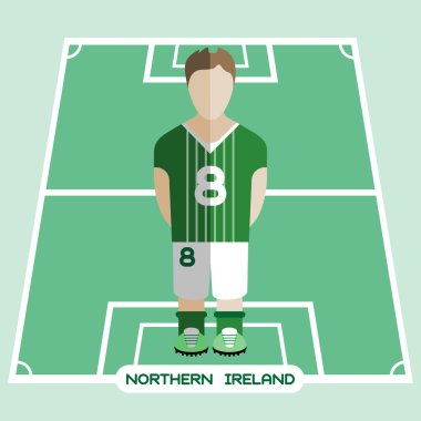 Computer game Northern Ireland Soccer club player