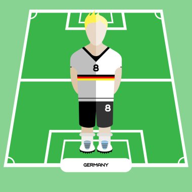 Computer game Germany Soccer club player clipart