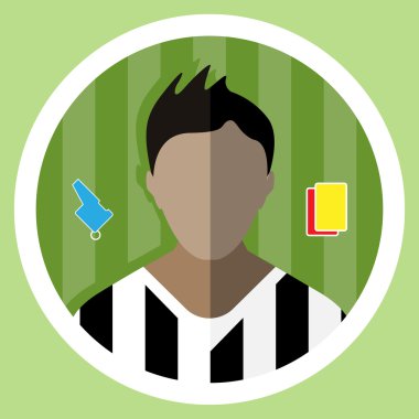 Soccer Referee Icon clipart